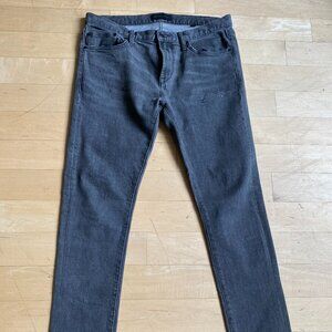 John Varvatos mens gray "wight" skinny jeans sz 32